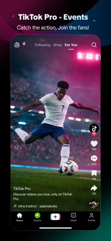 Скриншот TikTok Pro - Events 1