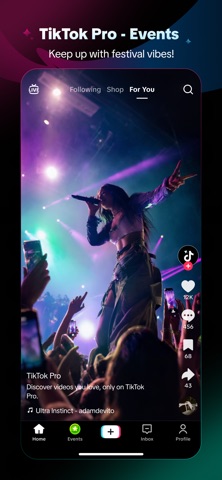 Скриншот TikTok Pro - Events 4
